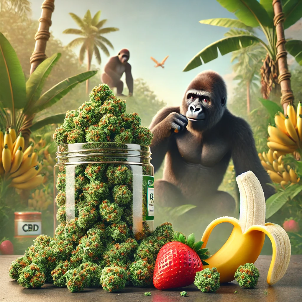 Banana CBD structure des fleurs