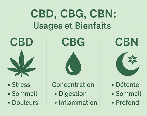 CBG versus CBD
